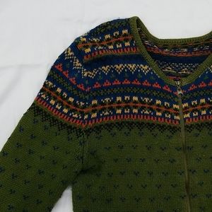 Zip Up Knitted Sweater